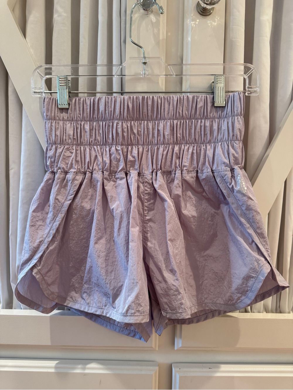 Free People FP Movement The Way Home Run Shorts Lavender Mist -Size XS!!!!!